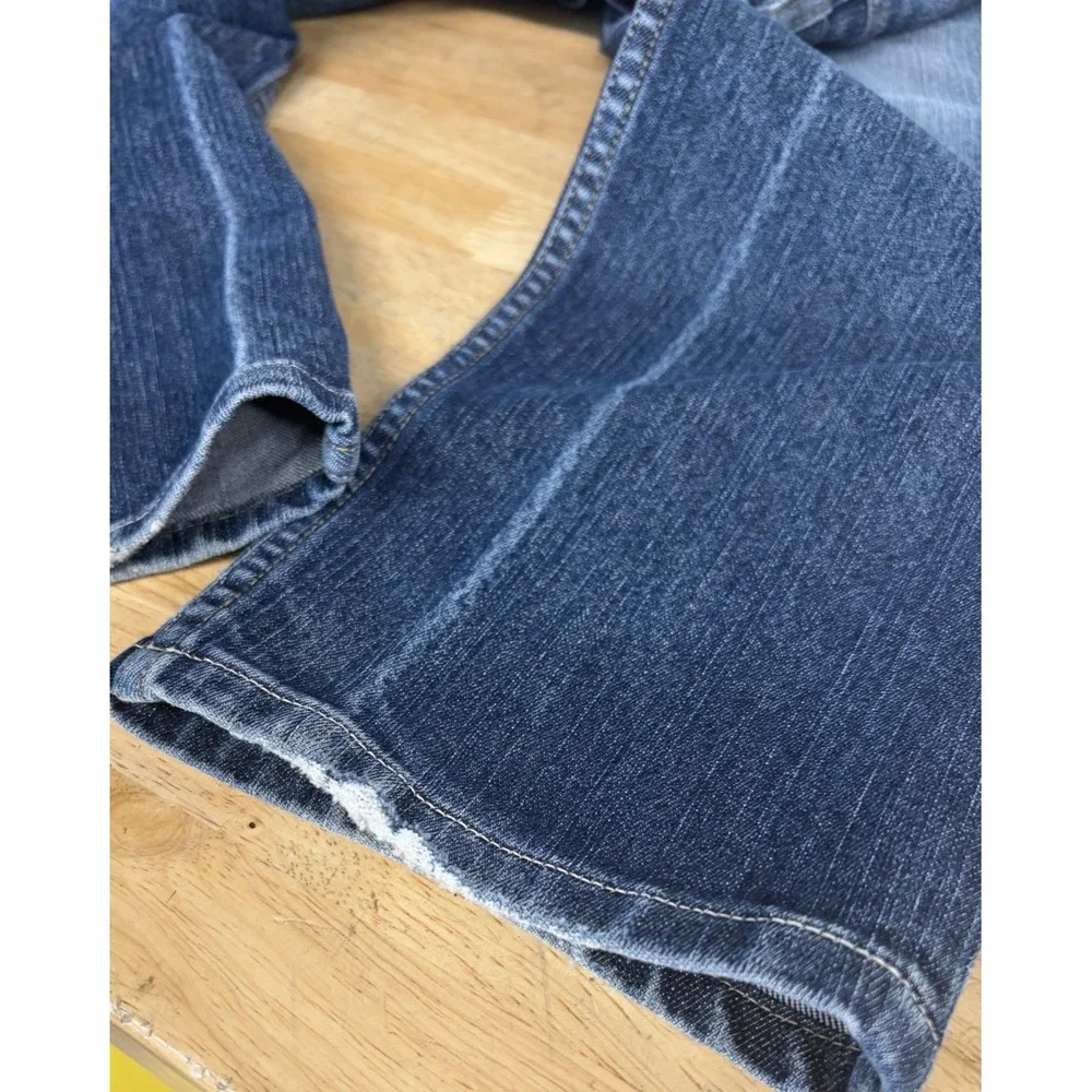 American Giant Mens Jeans Size 30 x 27 Blue Distressed Made in USA Denim